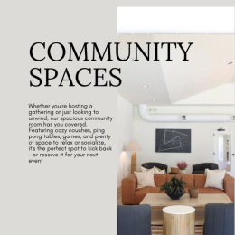 Beautiful clubroom with lounge seating at 98 Penn Place in East Pennsboro, PA