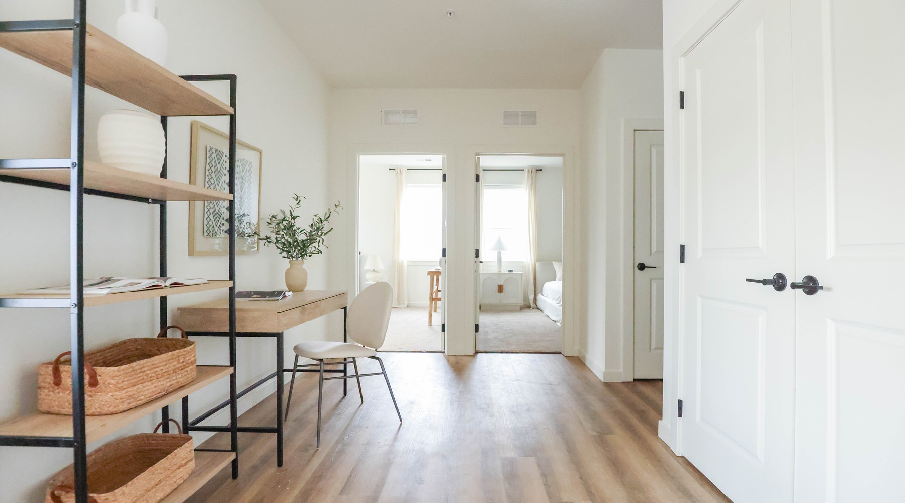 a spacious, well-lit hallway at 98 Penn Place in East Pennsboro. PA
